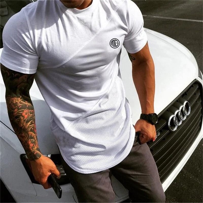 Men's Muscle Bodybuilding Fitness T-Shirt